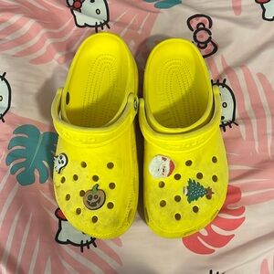 Yellow Crocs
